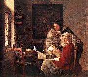 Girl Interrupted at Her Music Jan Vermeer